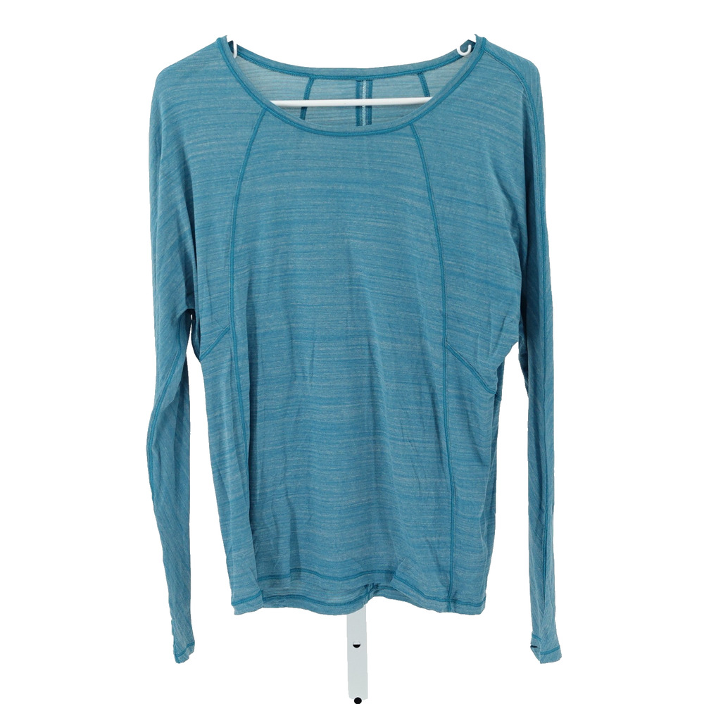 Lululemon Performance Shirt SZ 6/S Set to Sweat Athleticwear Running Workout Gym